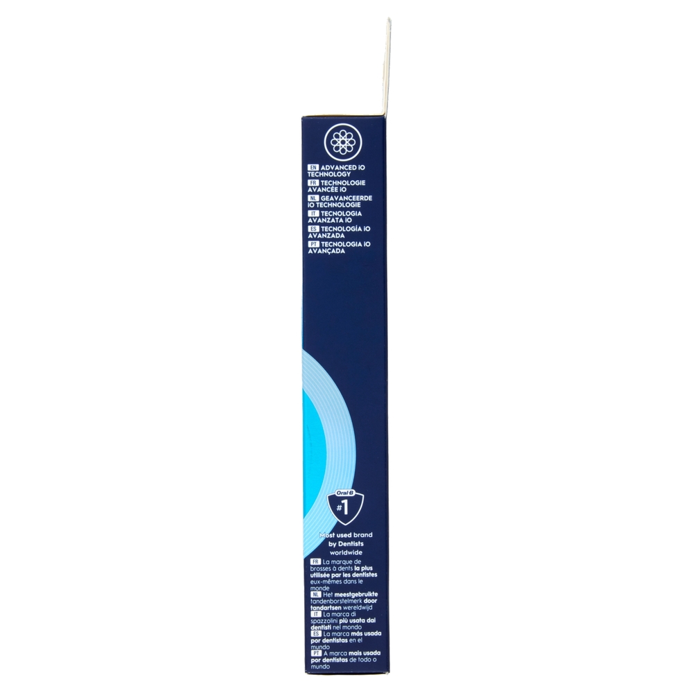 Oral-B iO Testine Ricambio Ultimate Clean Blu Spazzolino Elettrico Denti Ricaricabile, 3 Refills